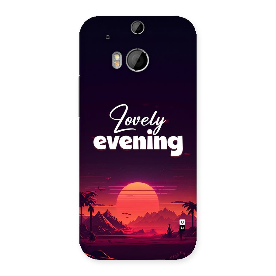 Lovely Evening Back Case for One M8