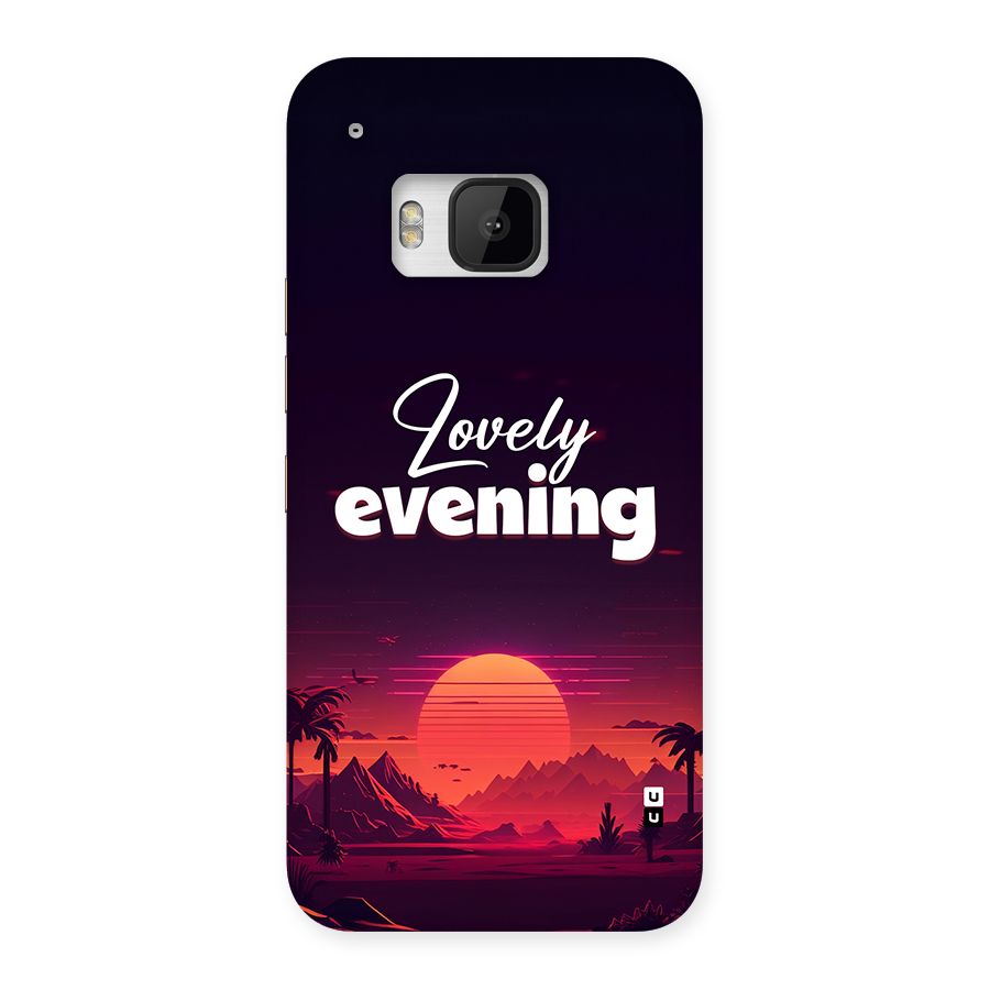 Lovely Evening Back Case for One M9