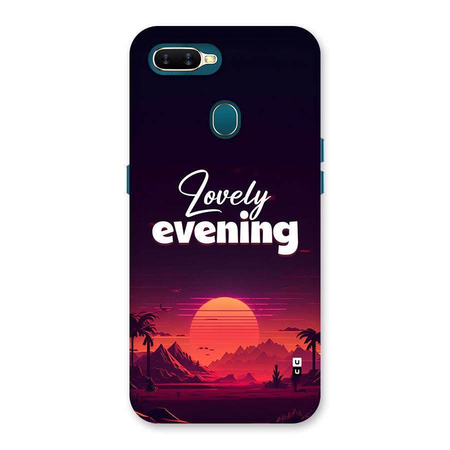Lovely Evening Back Case for Oppo A12s