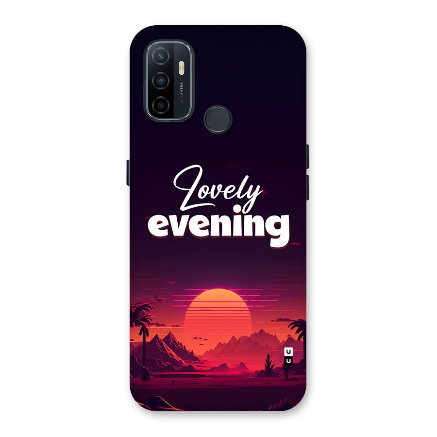Lovely Evening Back Case for Oppo A32