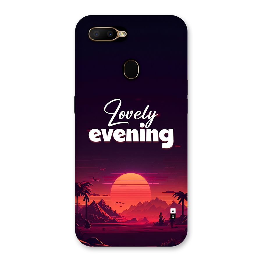 Lovely Evening Back Case for Oppo A5s