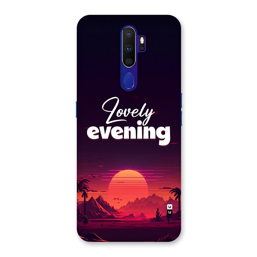 Lovely Evening Back Case for Oppo A9 (2020)
