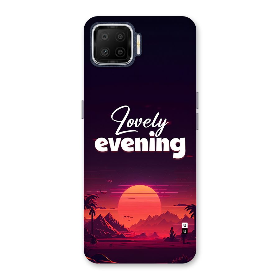 Lovely Evening Back Case for Oppo F17
