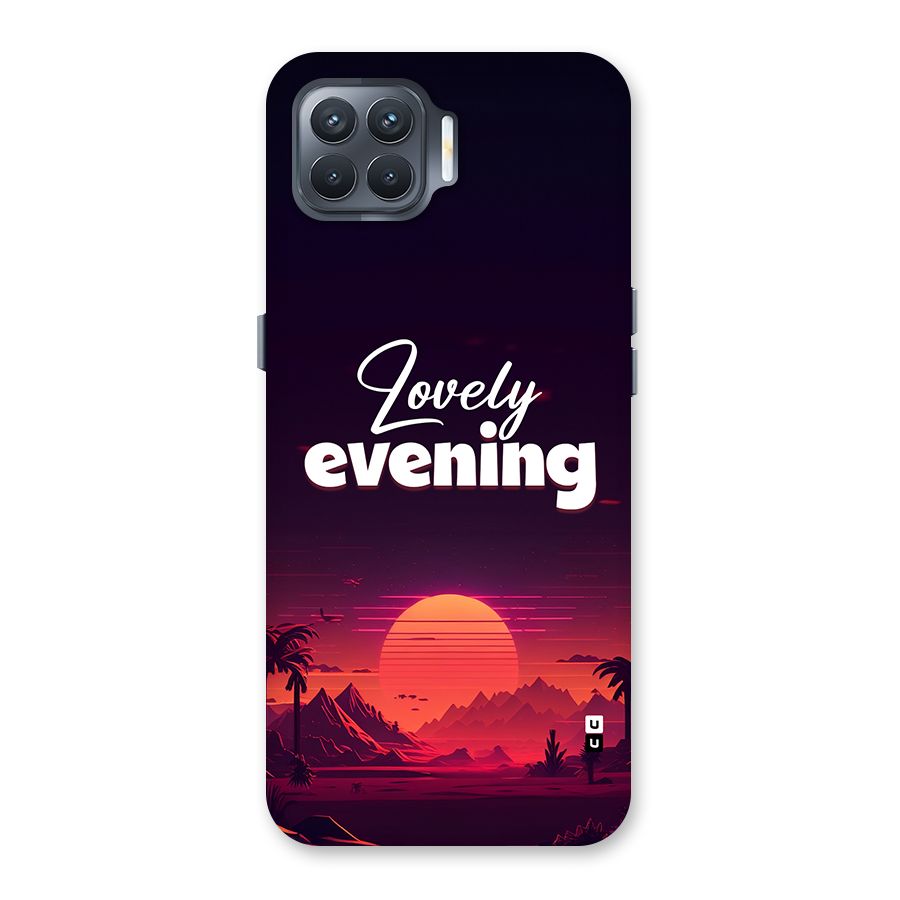 Lovely Evening Back Case for Oppo F17 Pro