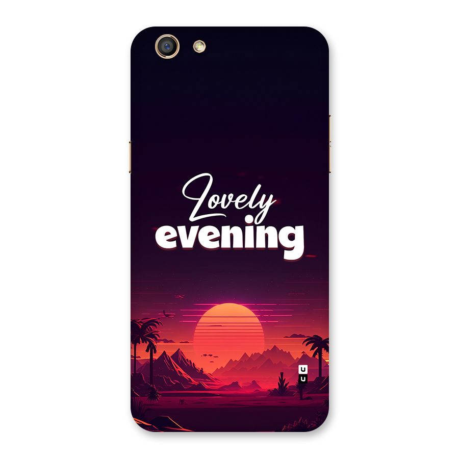 Lovely Evening Back Case for Oppo F3