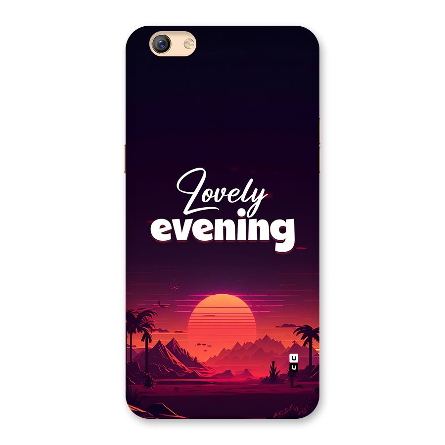 Lovely Evening Back Case for Oppo F3 Plus