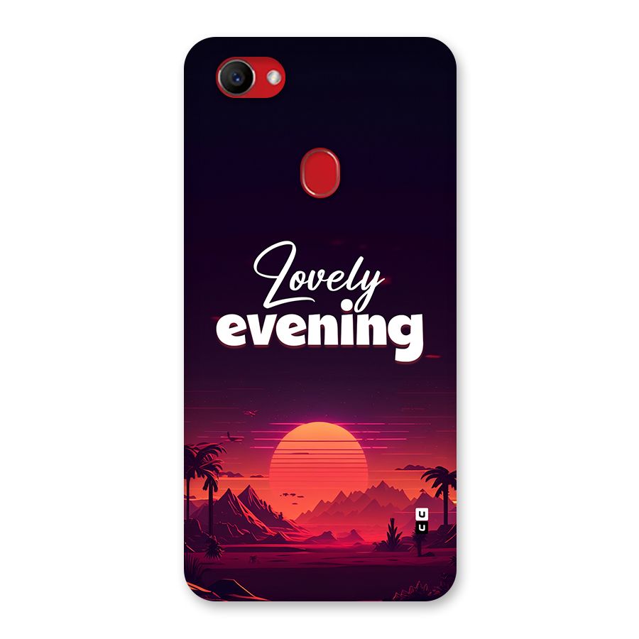 Lovely Evening Back Case for Oppo F7
