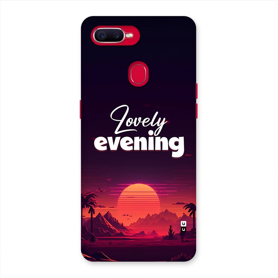 Lovely Evening Back Case for Oppo F9 Pro