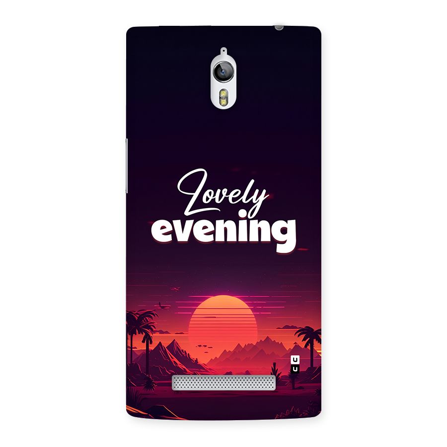 Lovely Evening Back Case for Oppo Find 7