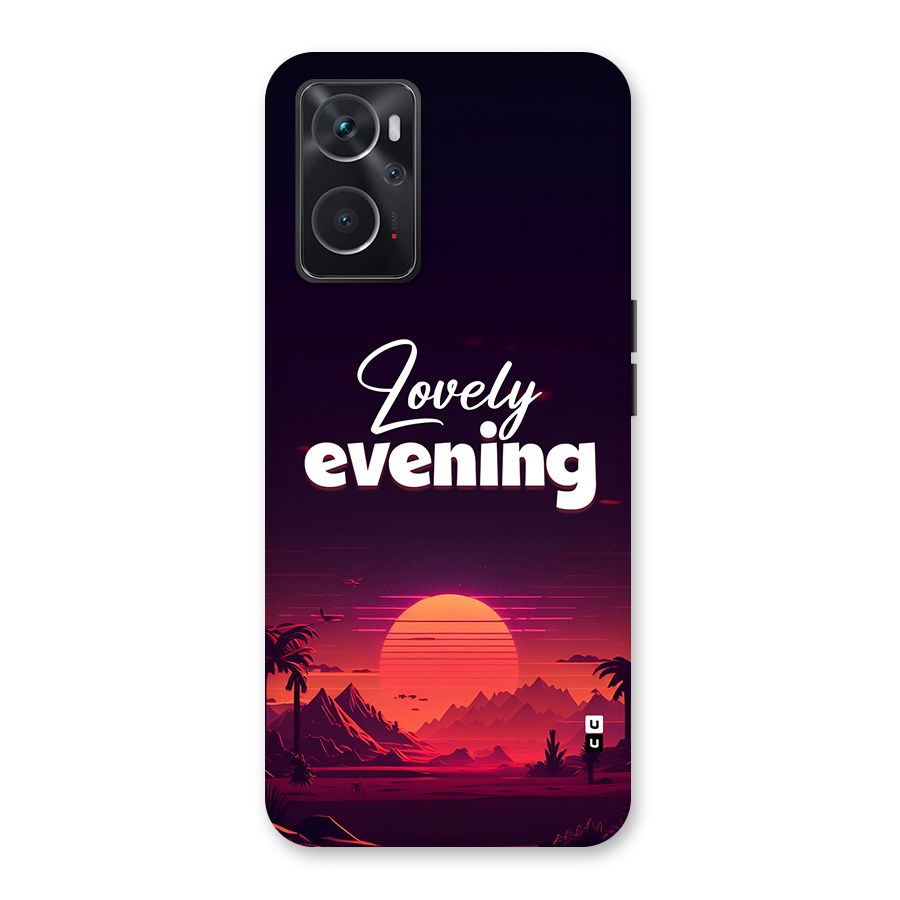Lovely Evening Back Case for Oppo K10 4G