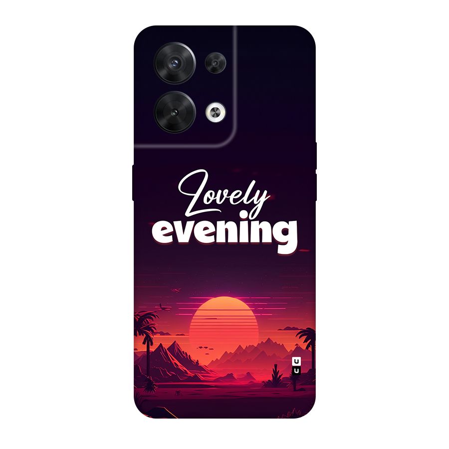 Lovely Evening Back Case for Oppo Reno8 5G