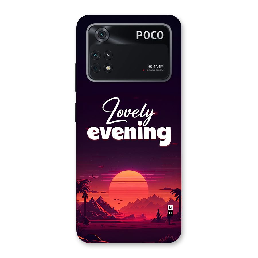 Lovely Evening Back Case for Poco M4 Pro 4G