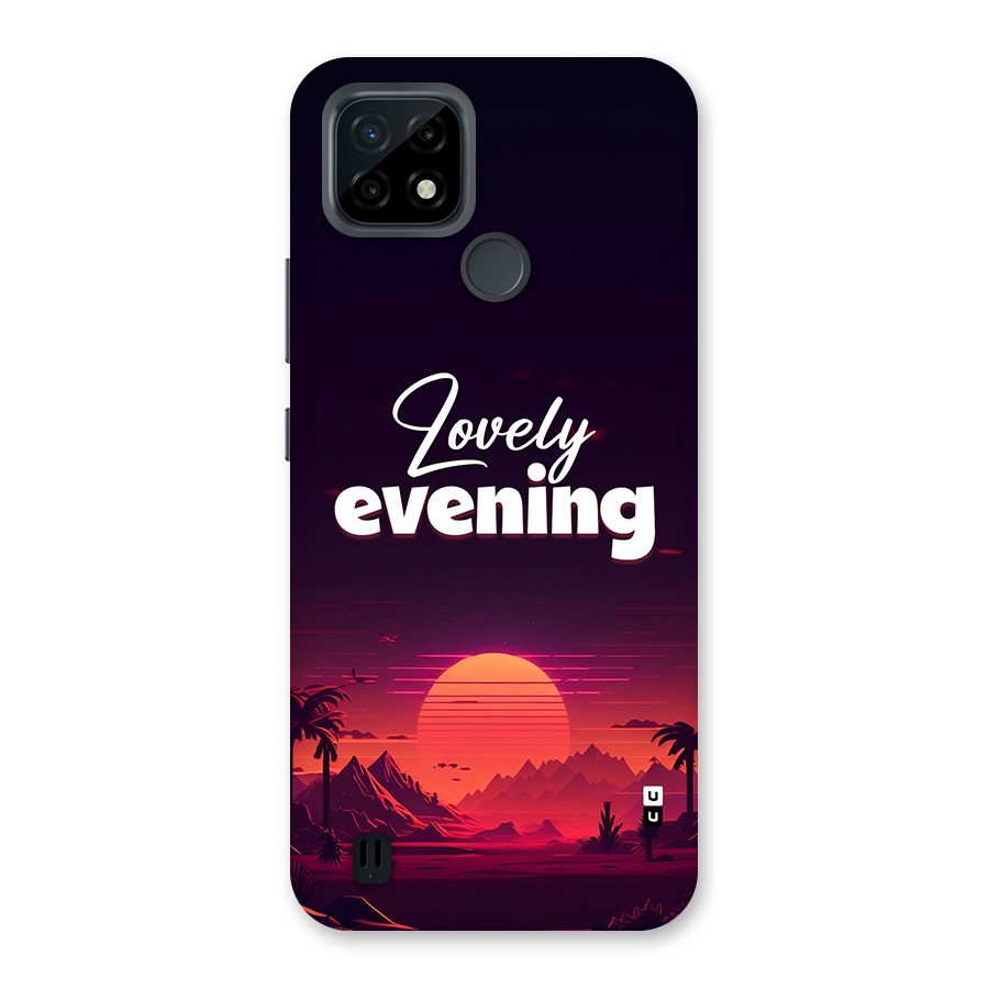 Lovely Evening Back Case for Realme C21