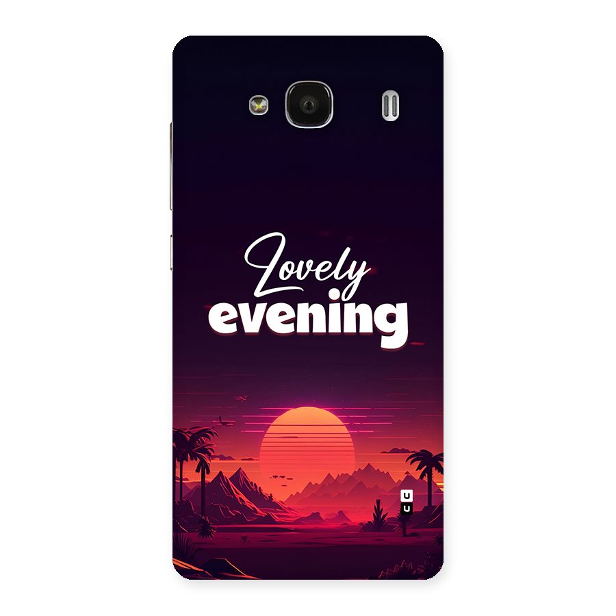 Lovely Evening Back Case for Redmi 2s