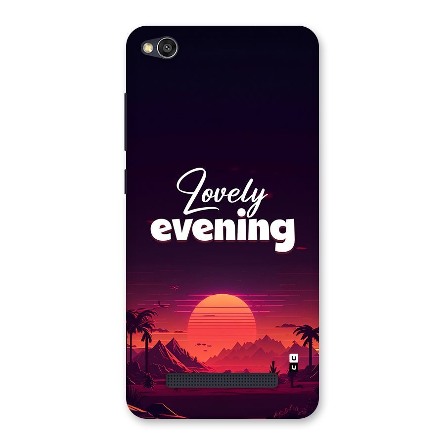 Lovely Evening Back Case for Redmi 4A