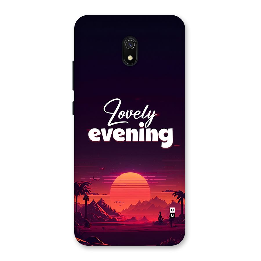 Lovely Evening Back Case for Redmi 8A