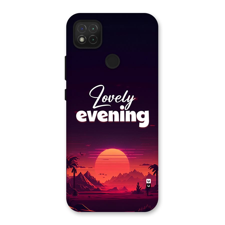 Lovely Evening Back Case for Redmi 9 Activ
