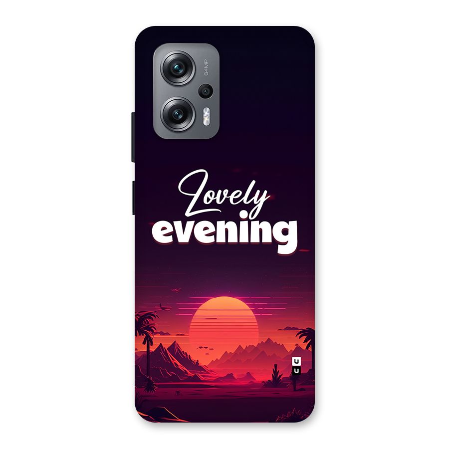 Lovely Evening Back Case for Redmi K50i