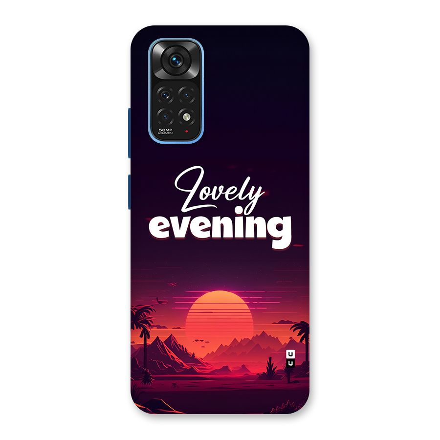 Lovely Evening Back Case for Redmi Note 11S