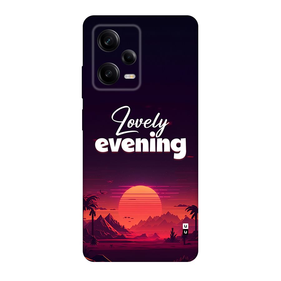 Lovely Evening Back Case for Redmi Note 12 Pro