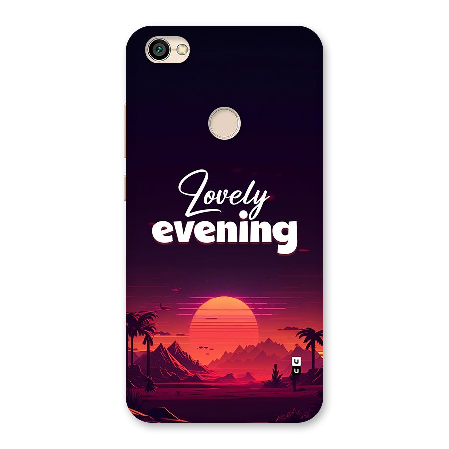 Lovely Evening Back Case for Redmi Y1 2017