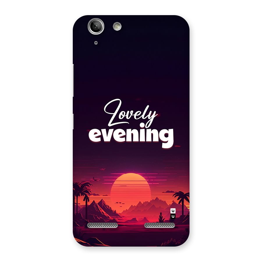 Lovely Evening Back Case for Vibe K5