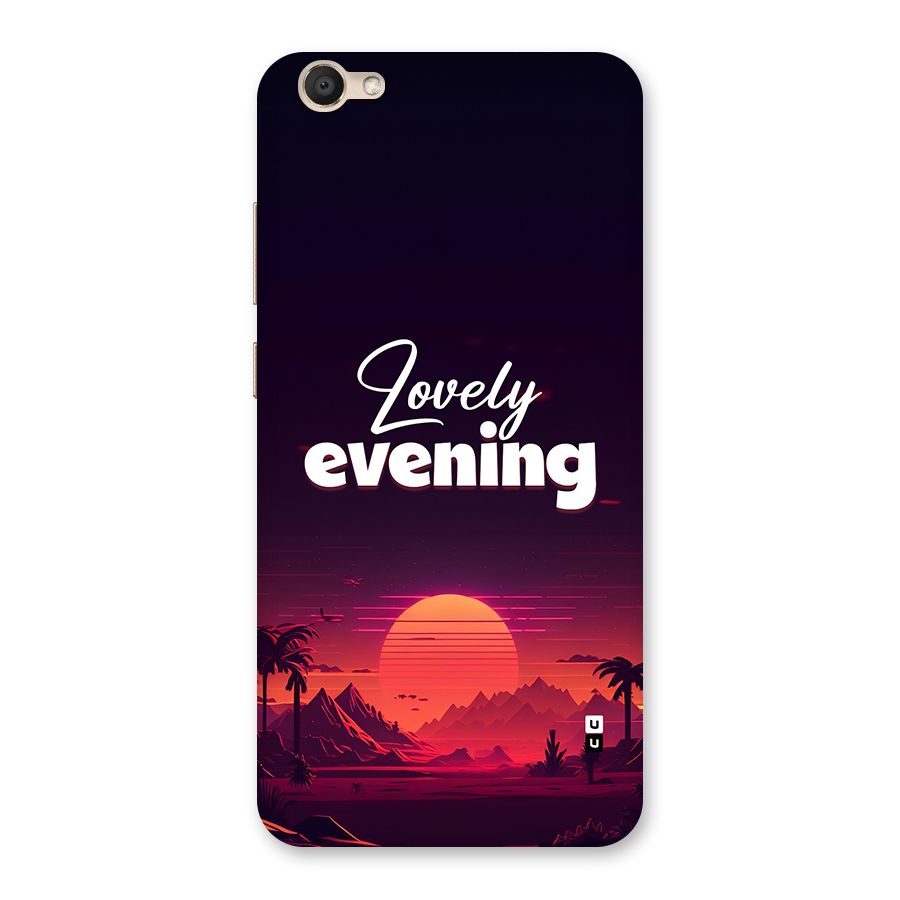 Lovely Evening Back Case for Vivo V5