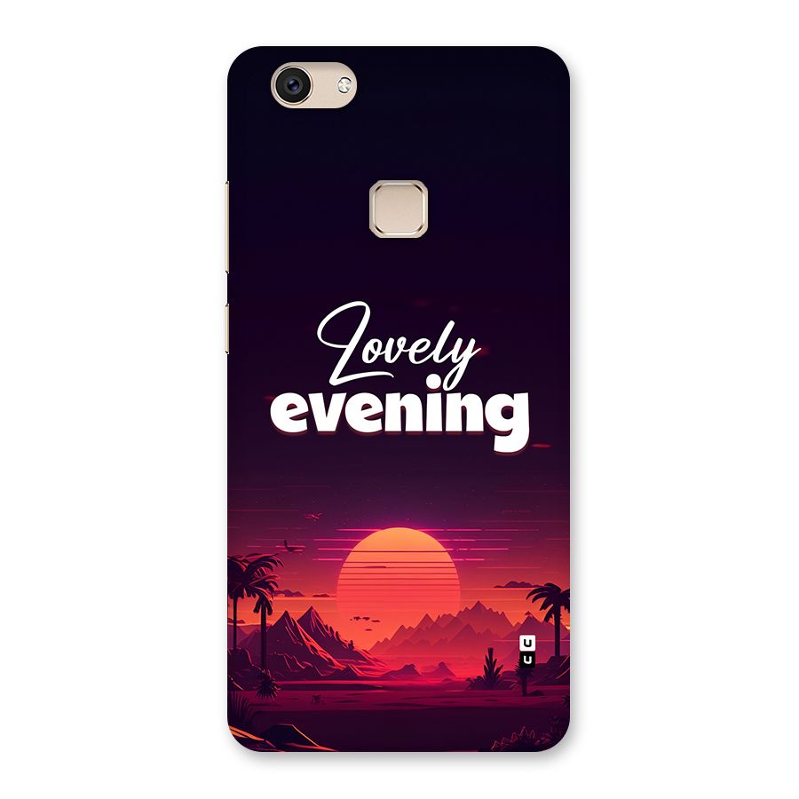 Lovely Evening Back Case for Vivo V7
