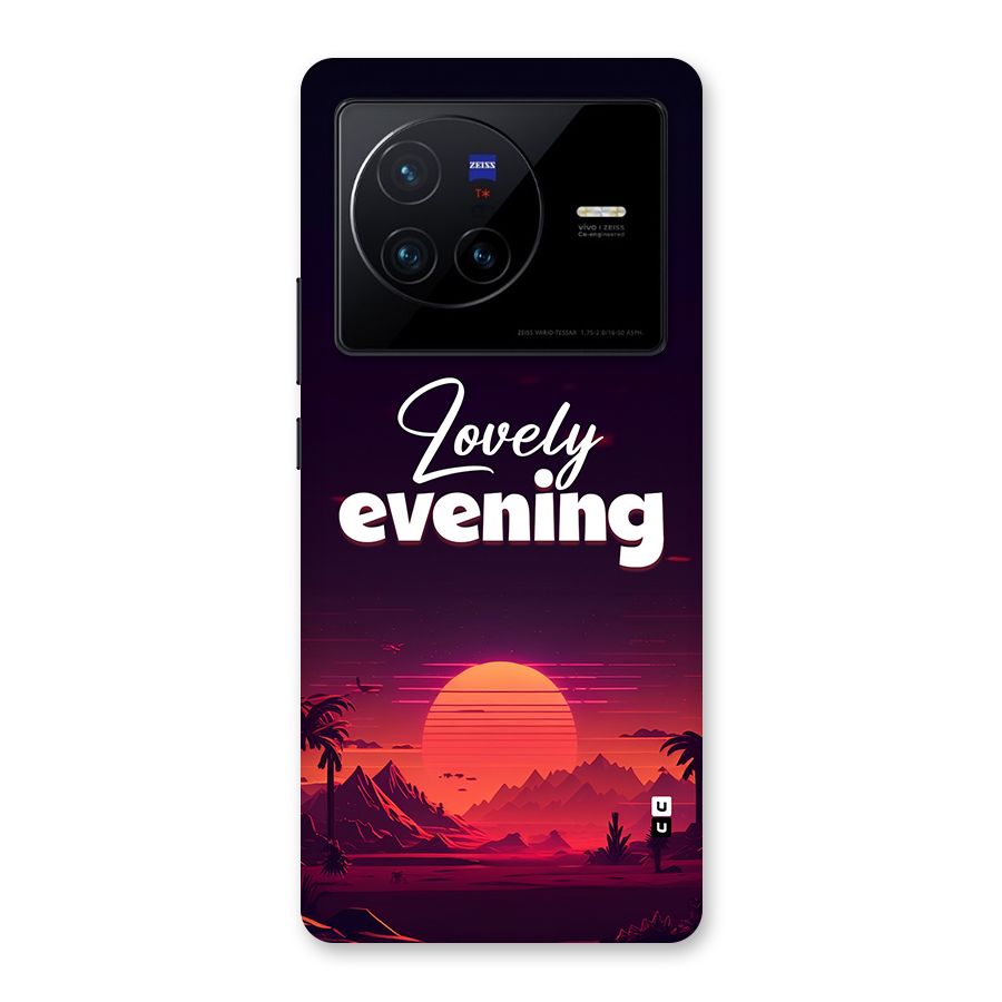 Lovely Evening Back Case for Vivo X80