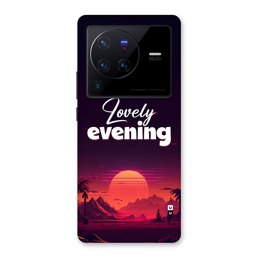 Lovely Evening Back Case for Vivo X80 Pro