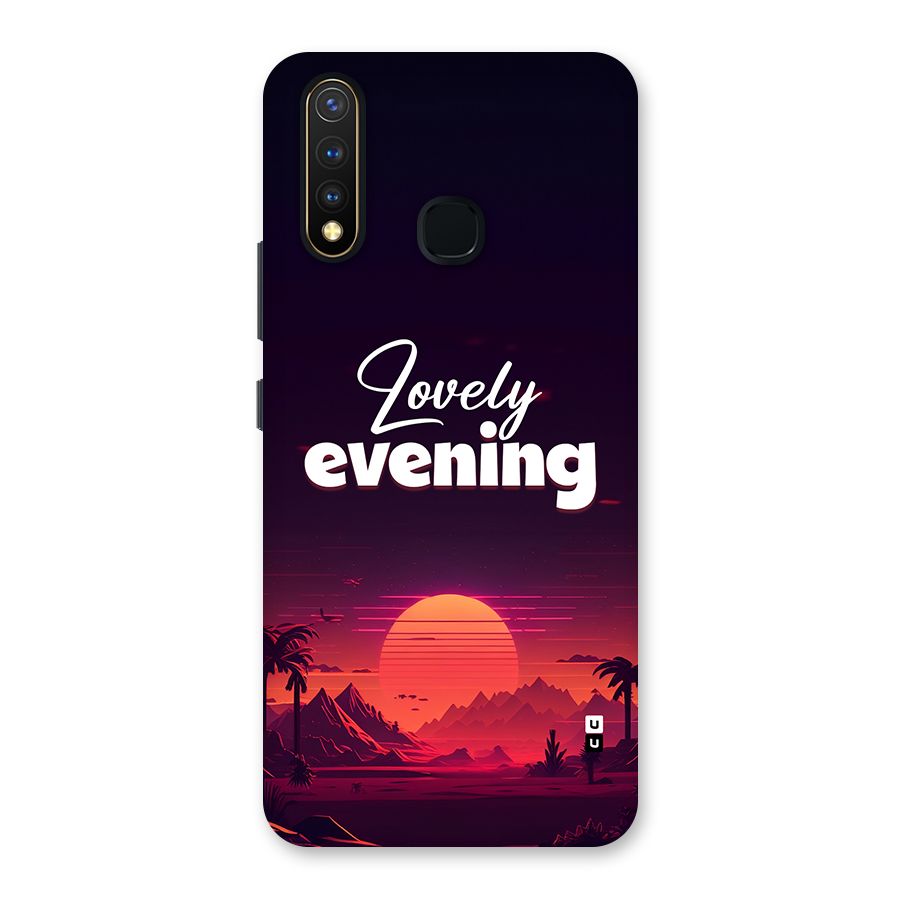 Lovely Evening Back Case for Vivo Y19