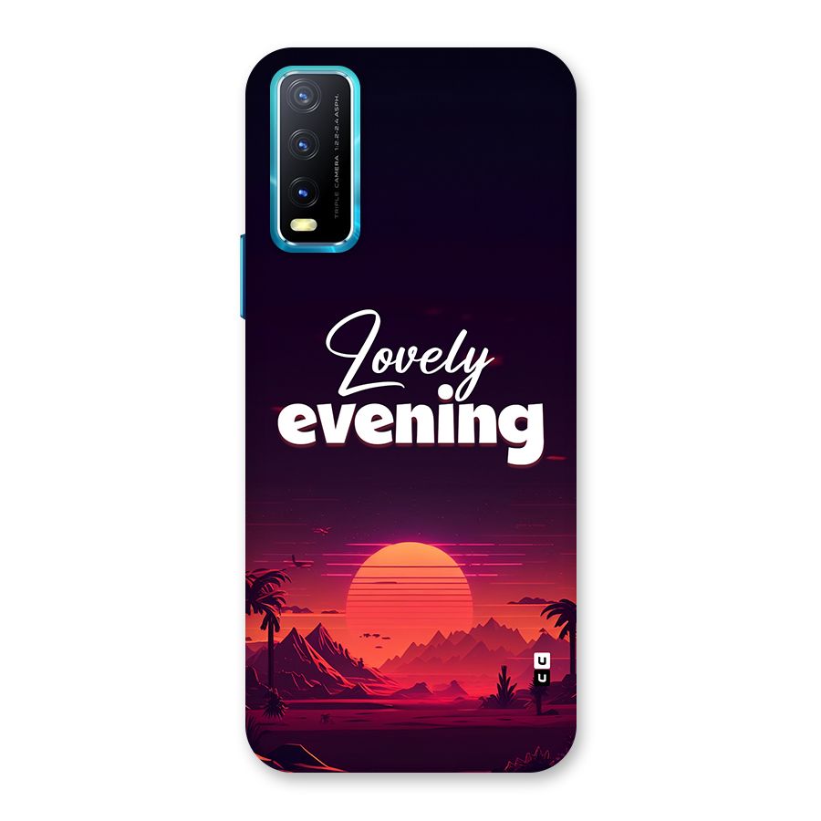 Lovely Evening Back Case for Vivo Y20