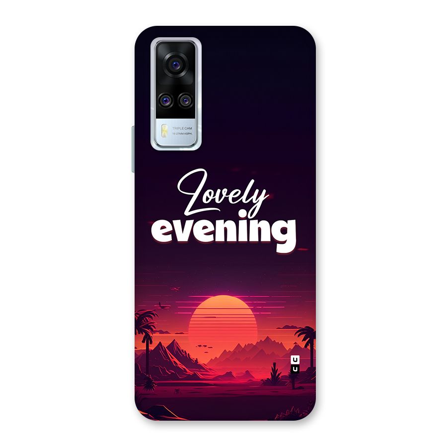 Lovely Evening Back Case for Vivo Y31