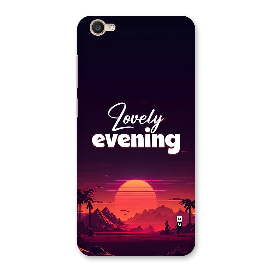 Lovely Evening Back Case for Vivo Y55