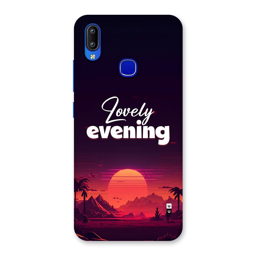 Lovely Evening Back Case for Vivo Y91