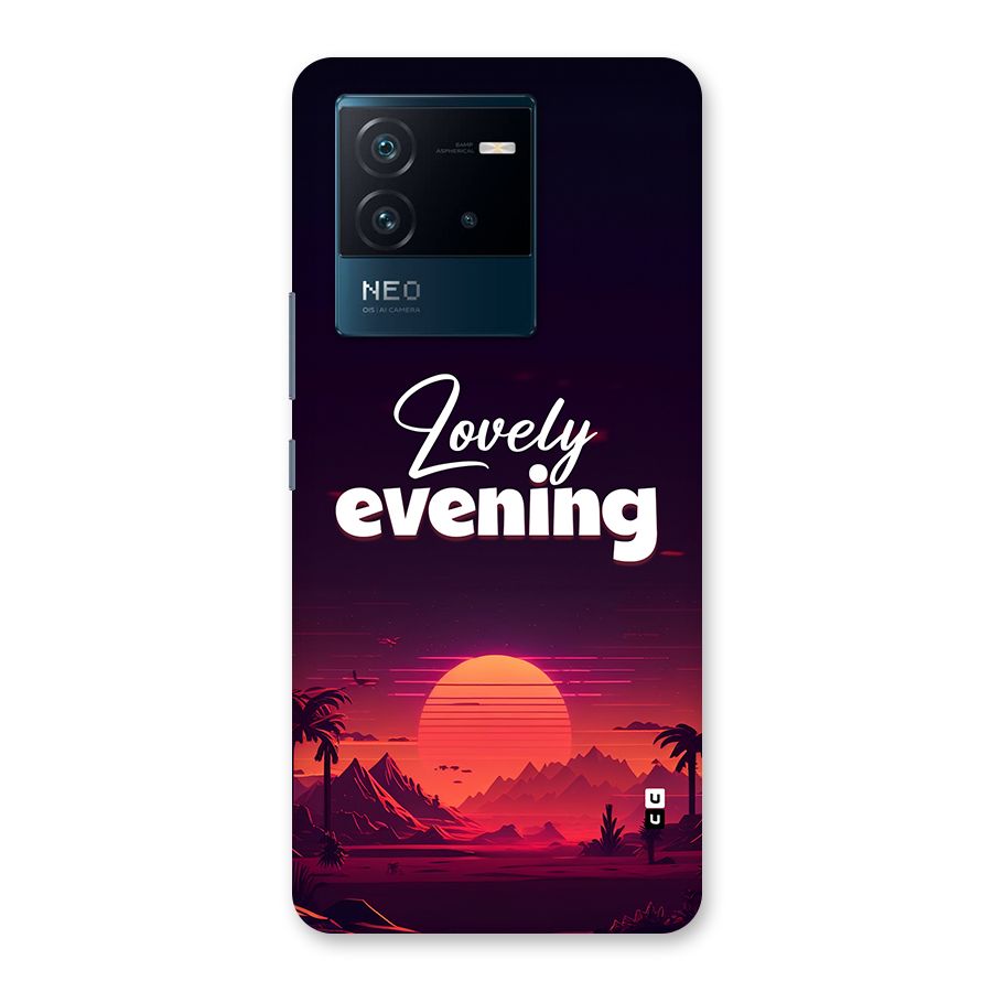 Lovely Evening Back Case for Vivo iQOO Neo 6 5G
