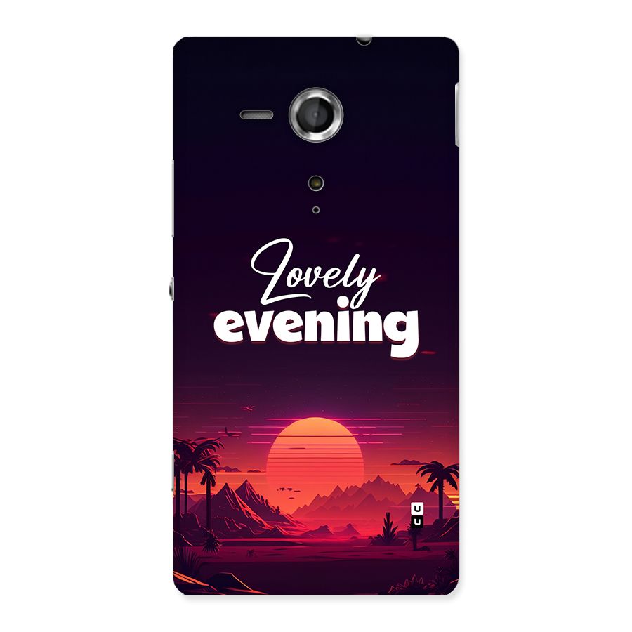 Lovely Evening Back Case for Xperia Sp