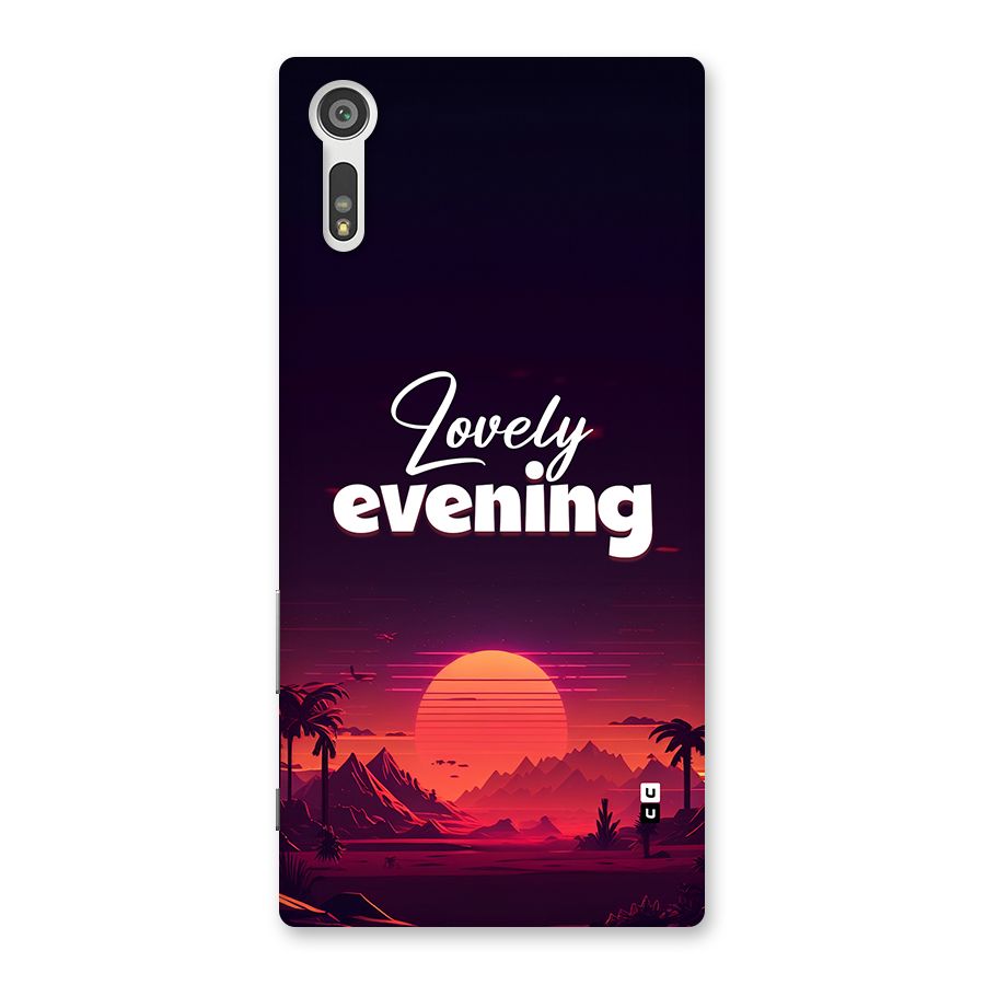 Lovely Evening Back Case for Xperia XZ