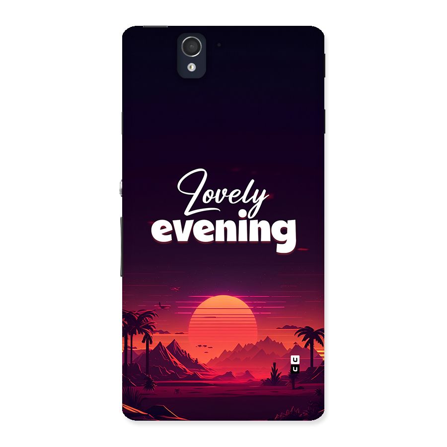 Lovely Evening Back Case for Xperia Z