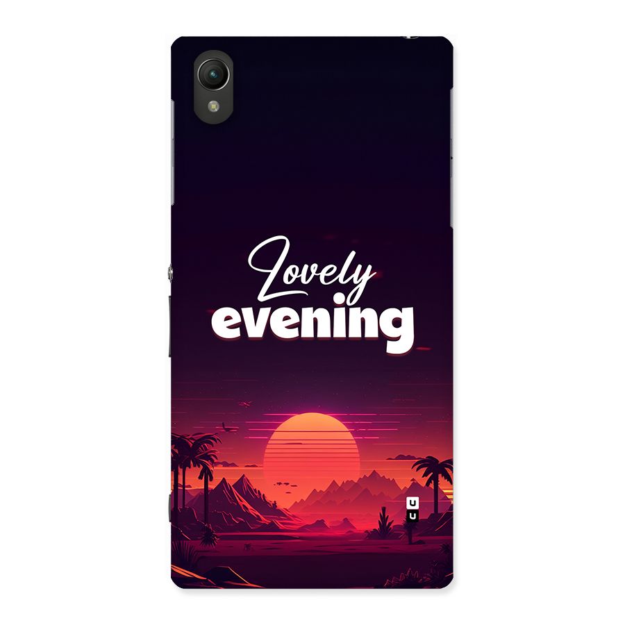 Lovely Evening Back Case for Xperia Z1