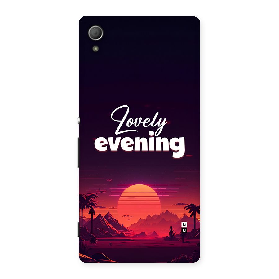 Lovely Evening Back Case for Xperia Z3 Plus