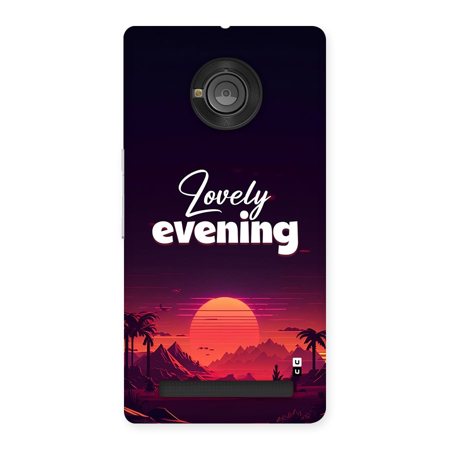 Lovely Evening Back Case for Yunique