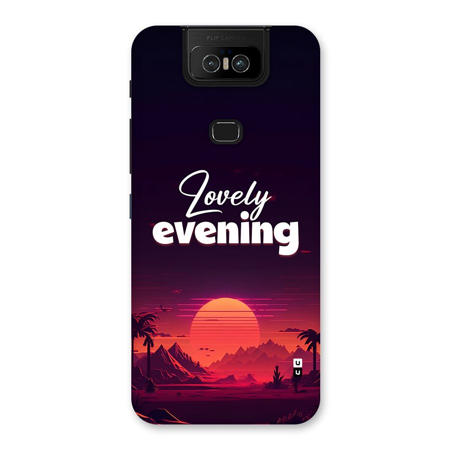Lovely Evening Back Case for Zenfone 6z