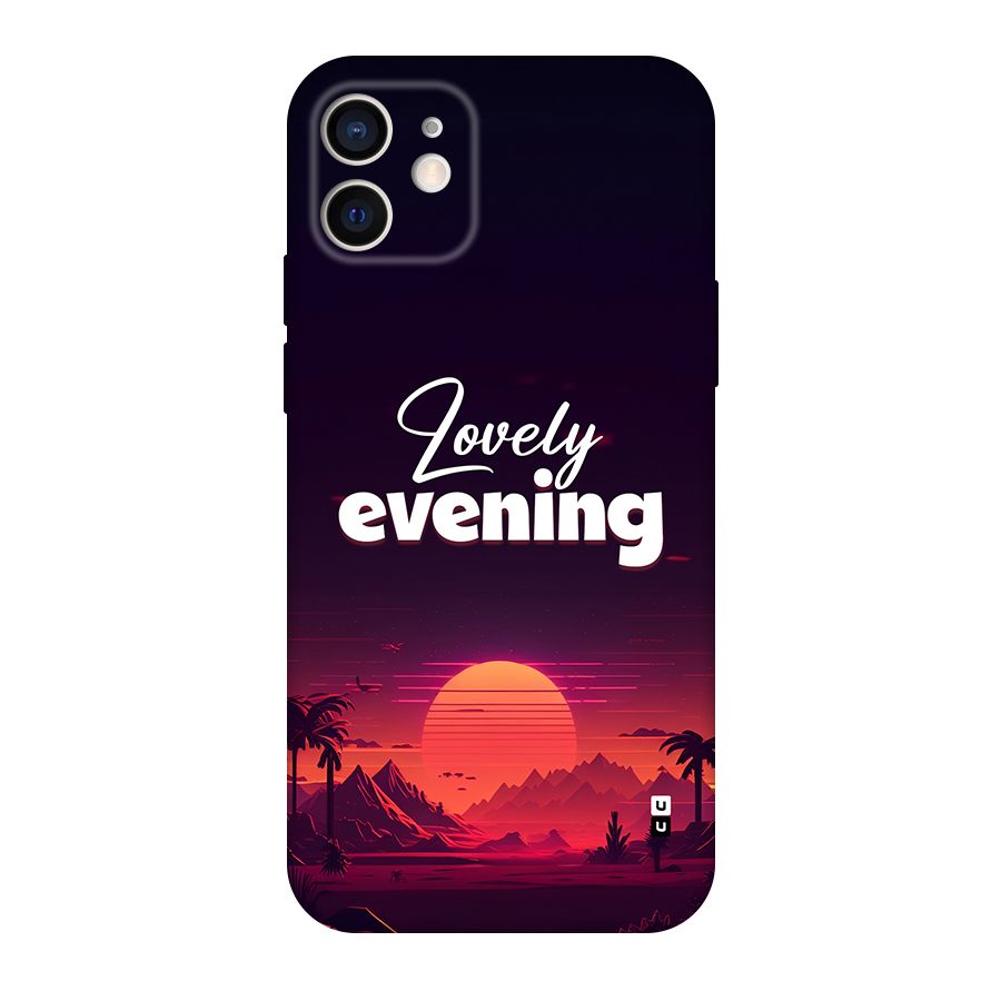 Lovely Evening Back Case for iPhone 12