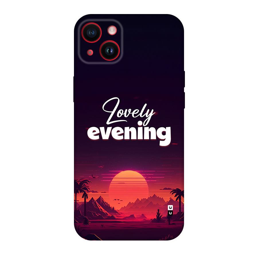 Lovely Evening Back Case for iPhone 14 Plus