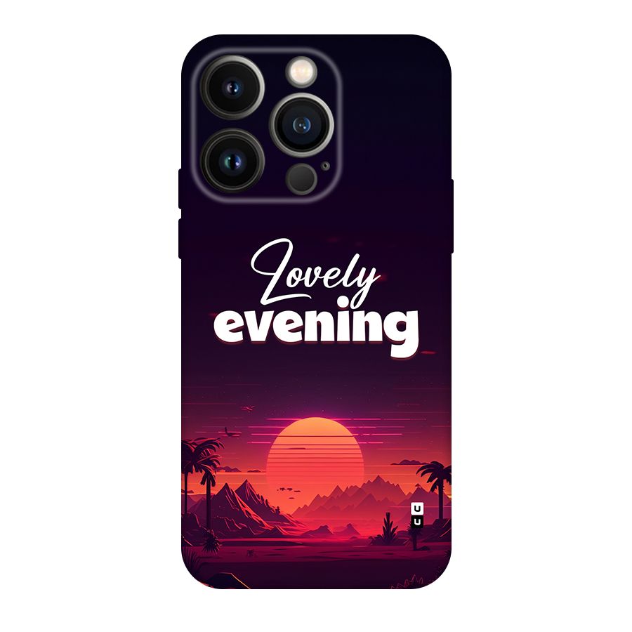 Lovely Evening Back Case for iPhone 14 Pro