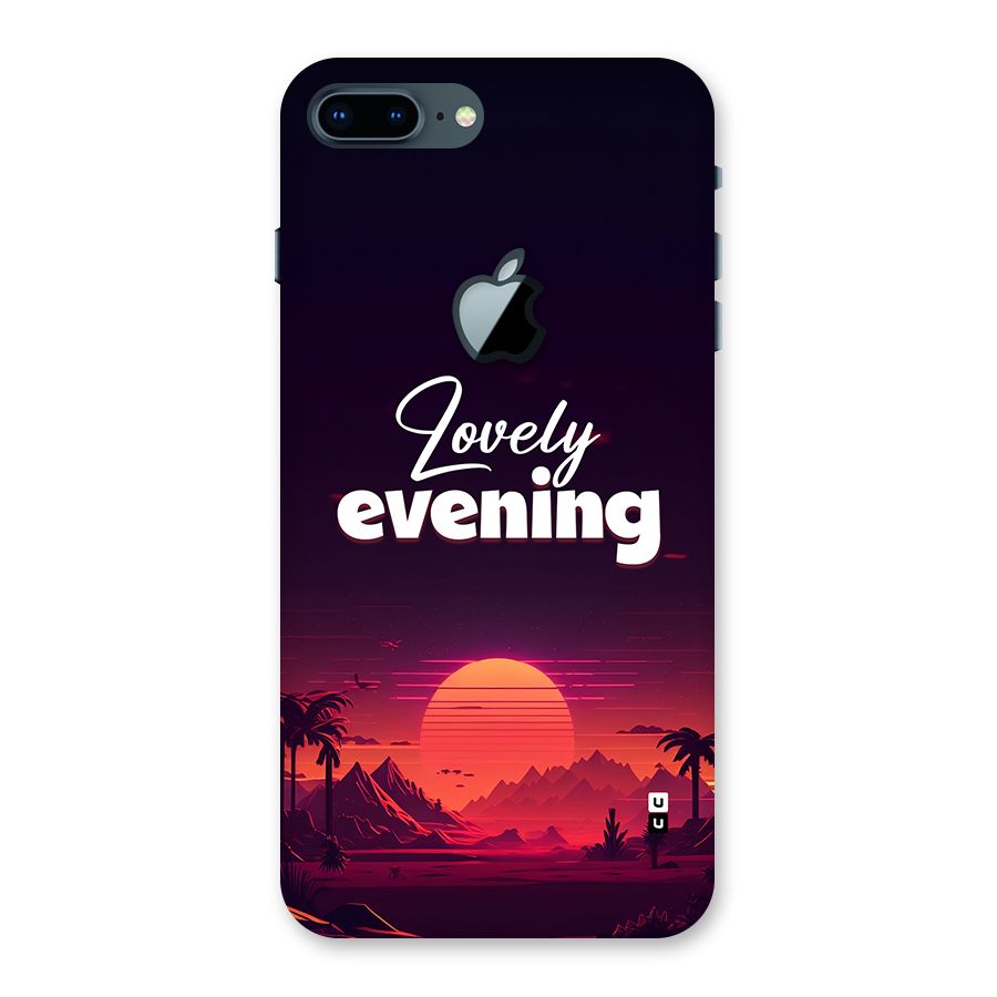 Lovely Evening Back Case for iPhone 7 Plus Apple Cut