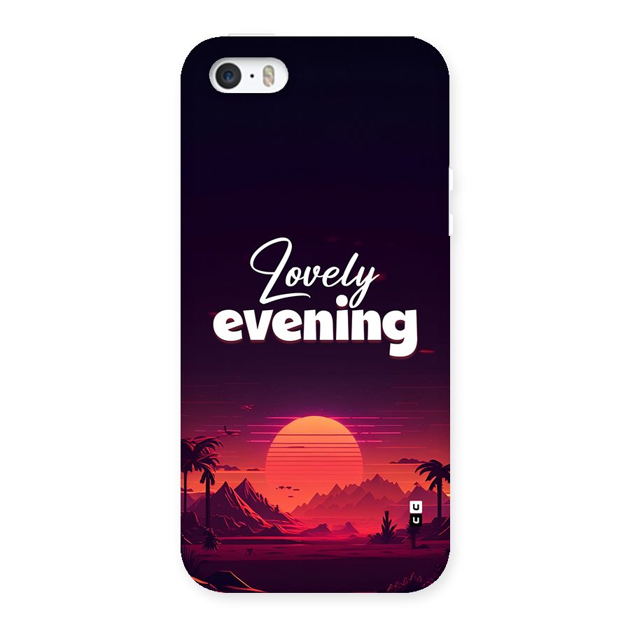 Lovely Evening Back Case for iPhone SE 2016