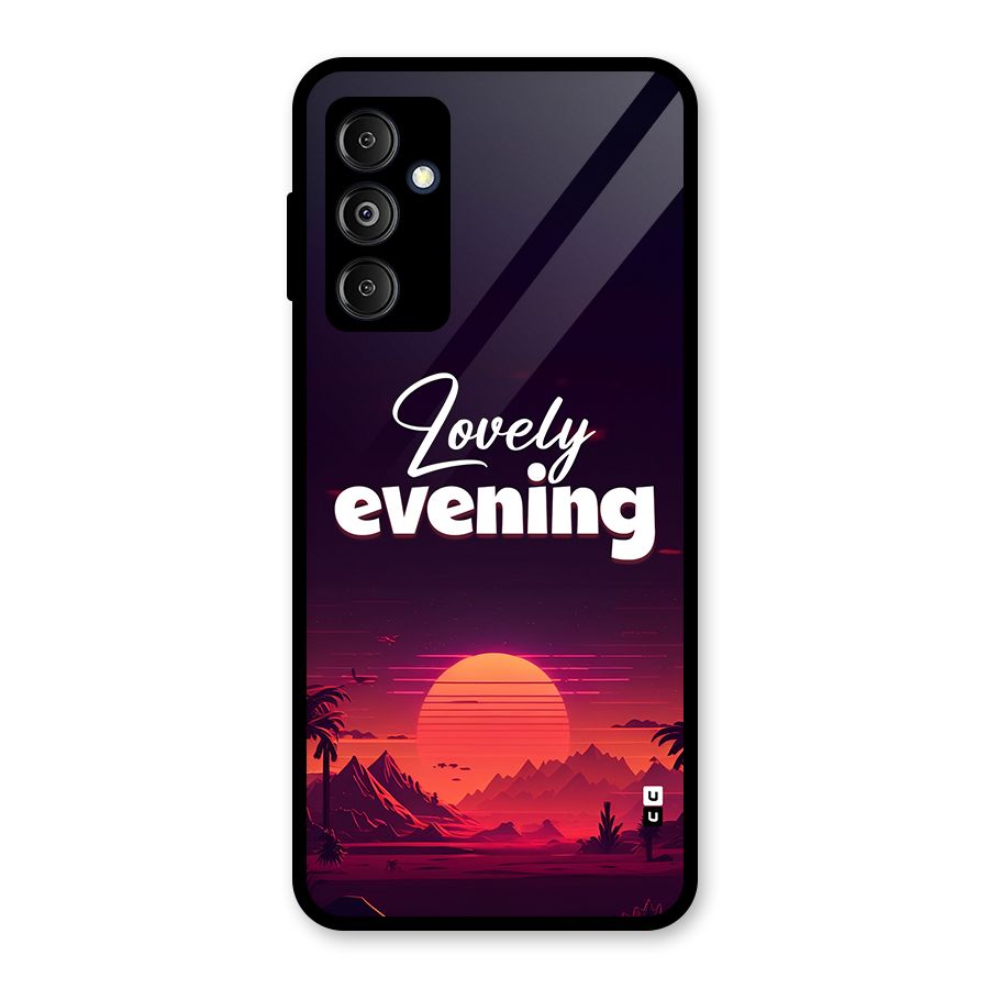 Lovely Evening Glass Back Case for Galaxy M14 5G