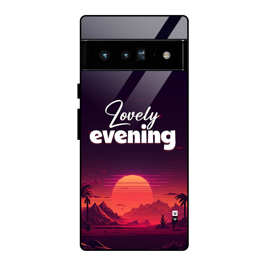 Lovely Evening Glass Back Case for Google Pixel 6 Pro